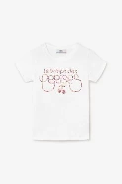 LE TEMPS DES CERISES T-shirt Wandagi Blanc Imprimé
