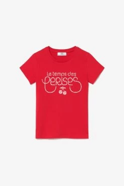 LE TEMPS DES CERISES T-shirt Wandagi Rouge