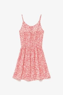 LE TEMPS DES CERISES Robe Yuligi à Motif Floral Rouge -Mode Mix Soldes 231 gyuligi000000sm 4666 imaged4