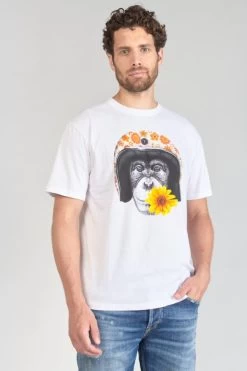 LE TEMPS DES CERISES T-shirt Andler Blanc Imprimé -Mode Mix Soldes 231 handler000000mc 1001 imaged2