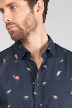 LE TEMPS DES CERISES Chemise Birdy à Motif Oiseaux -Mode Mix Soldes 231 hbirdy0000000ml 3223 imaged2
