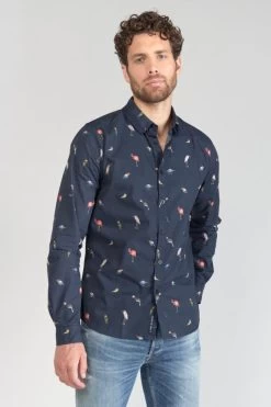 LE TEMPS DES CERISES Chemise Birdy à Motif Oiseaux -Mode Mix Soldes 231 hbirdy0000000ml 3223 imaged6