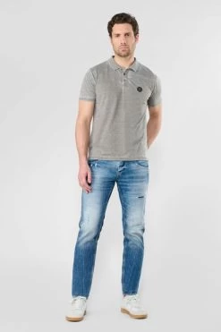 LE TEMPS DES CERISES Polo Brety Kaki Gris Chiné 11 LE TEMPS DES CERISES Polo Brety Kaki Gris Chiné -Mode Mix Soldes 231 hbrety0000000mc 9071 imaged4