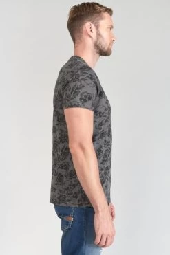 LE TEMPS DES CERISES T-shirt Facto Gris Et Noir -Mode Mix Soldes 231 hfacto0000000mc 0371 imaged4