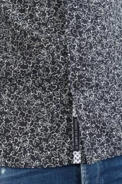 LE TEMPS DES CERISES Chemise Fibor à Motif Fleuri Noir Et Blanc -Mode Mix Soldes 231 hfibor0000000ml 3223 imaged1