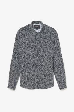 LE TEMPS DES CERISES Chemise Fibor à Motif Fleuri Noir Et Blanc -Mode Mix Soldes 231 hfibor0000000ml 3223 imaged8