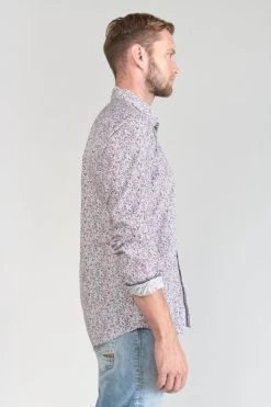 LE TEMPS DES CERISES Chemise Flam à Motif Fleuri Rose -Mode Mix Soldes 231 hflam00000000ml 5001 imaged4