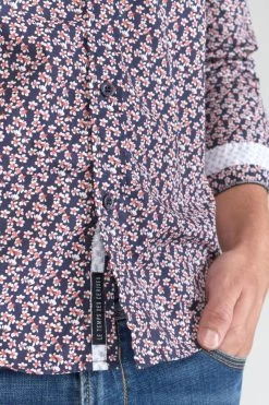 LE TEMPS DES CERISES Chemise Floy à Motif Fleuri Rouge -Mode Mix Soldes 231 hfloy00000000ml 3305 imaged1