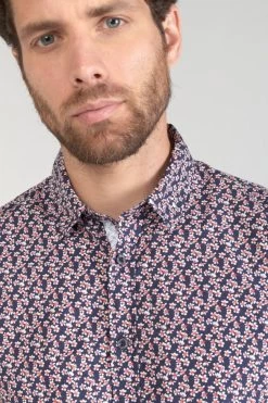 LE TEMPS DES CERISES Chemise Floy à Motif Fleuri Rouge -Mode Mix Soldes 231 hfloy00000000ml 3305 imaged2