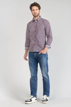 LE TEMPS DES CERISES Chemise Floy à Motif Fleuri Rouge -Mode Mix Soldes 231 hfloy00000000ml 3305 imaged5