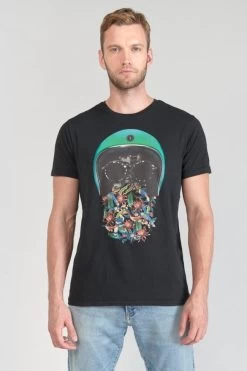 LE TEMPS DES CERISES T-shirt Gregor Noir Imprimé -Mode Mix Soldes 231 hgregor000000mc 0001 imaged5