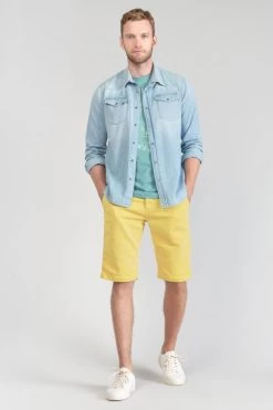 LE TEMPS DES CERISES Chemise Juanito En Jeans Bleu Clair