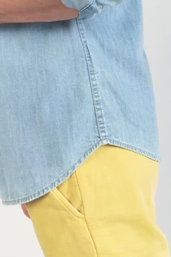 LE TEMPS DES CERISES Chemise Juanito En Jeans Bleu Clair -Mode Mix Soldes 231 hjuanitow6057 3001 imaged2