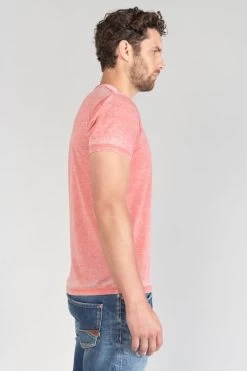 LE TEMPS DES CERISES T-shirt Mavoc Rouge Chiné Délavé -Mode Mix Soldes 231 hmavoc0000000mc 4008 imaged4