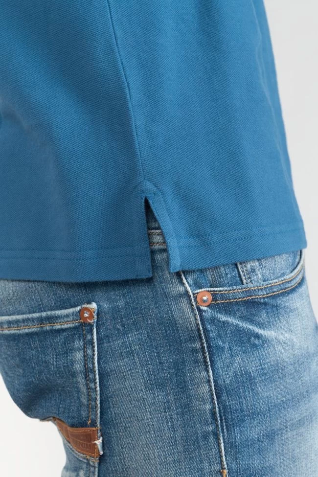 LE TEMPS DES CERISES Polo Mota Bleu Pétrole 6 LE TEMPS DES CERISES Polo Mota Bleu Pétrole – Image 4