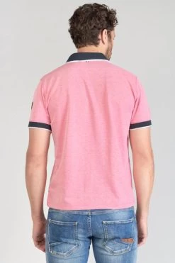LE TEMPS DES CERISES Polo Novil En Jacquard Rose -Mode Mix Soldes 231 hnovil0000000mc 5001 imaged3