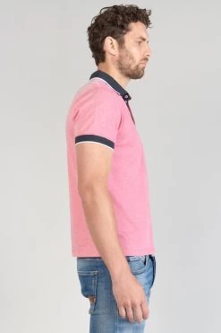 LE TEMPS DES CERISES Polo Novil En Jacquard Rose -Mode Mix Soldes 231 hnovil0000000mc 5001 imaged4
