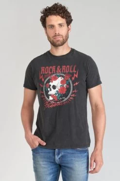 LE TEMPS DES CERISES T-shirt Stipe Gris Délavé Imprimé -Mode Mix Soldes 231 hstipe0000000mc 0001 imaged4