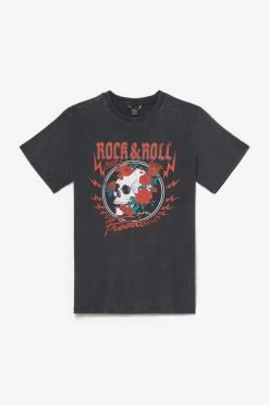 LE TEMPS DES CERISES T-shirt Stipe Gris Délavé Imprimé -Mode Mix Soldes 231 hstipe0000000mc 0001 imaged8