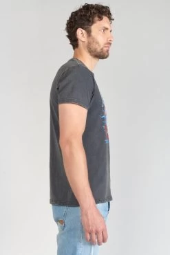 LE TEMPS DES CERISES T-shirt Tije Gris Délavé Imprimé -Mode Mix Soldes 231 htije00000000mc 3305 imaged2