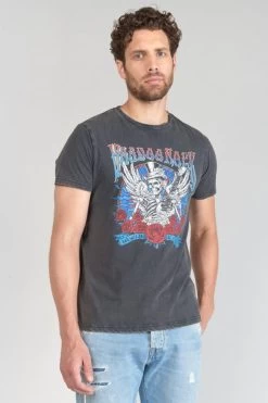 LE TEMPS DES CERISES T-shirt Tije Gris Délavé Imprimé -Mode Mix Soldes 231 htije00000000mc 3305 imaged5