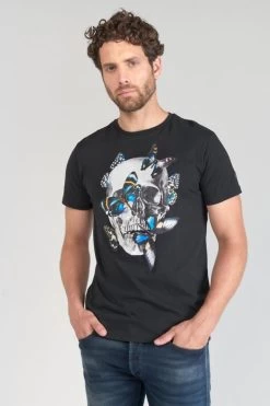 LE TEMPS DES CERISES T-shirt Usma Noir Imprimé