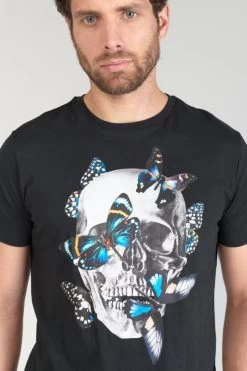 LE TEMPS DES CERISES T-shirt Usma Noir Imprimé -Mode Mix Soldes 231 husma00000000mc 0001 imaged1