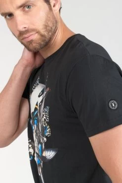 LE TEMPS DES CERISES T-shirt Usma Noir Imprimé -Mode Mix Soldes 231 husma00000000mc 0001 imaged2