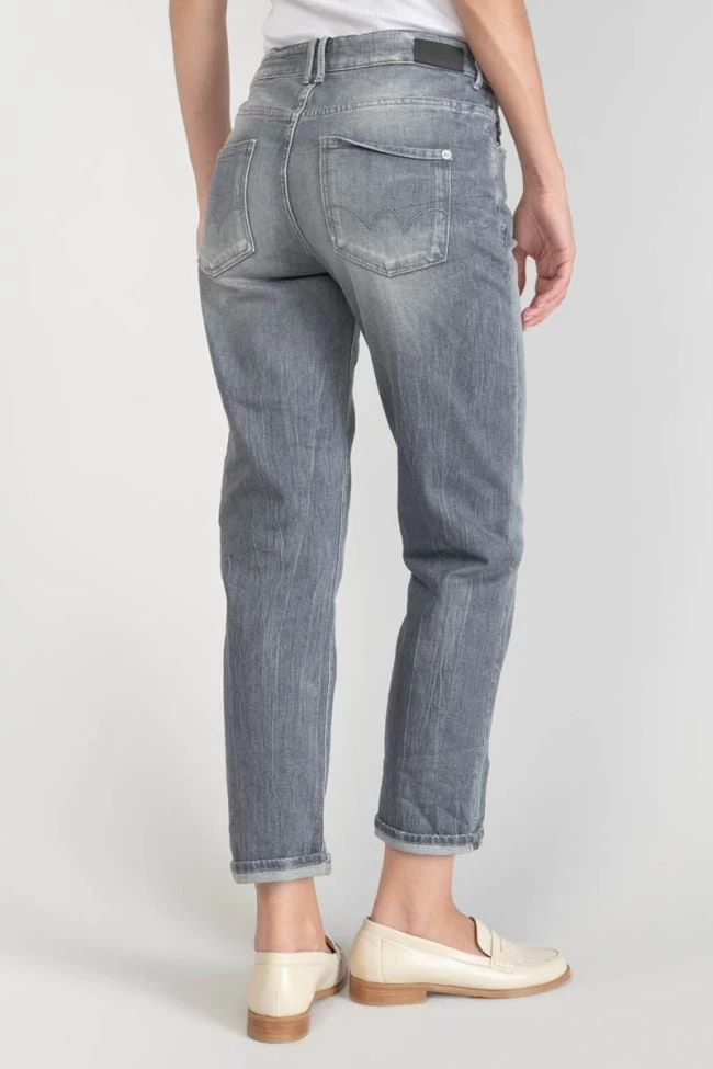 LE TEMPS DES CERISES Basic 400/18 Mom Taille Haute 7/8ème Jeans Gris N°3 4 LE TEMPS DES CERISES Basic 400/18 Mom Taille Haute 7/8ème Jeans Gris N°3 – Image 2