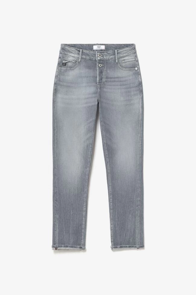 LE TEMPS DES CERISES Basic 400/18 Mom Taille Haute 7/8ème Jeans Gris N°3 9 LE TEMPS DES CERISES Basic 400/18 Mom Taille Haute 7/8ème Jeans Gris N°3 – Image 7