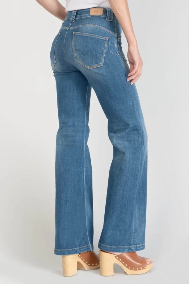 LE TEMPS DES CERISES Beni Pulp Flare Taille Haute Jeans Bleu N°2 4 LE TEMPS DES CERISES Beni Pulp Flare Taille Haute Jeans Bleu N°2 – Image 2