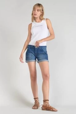 LE TEMPS DES CERISES Short Bloom En Jeans Bleu Foncé -Mode Mix Soldes 231 jfbloom0w3063 3001 imaged5