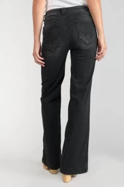 LE TEMPS DES CERISES Bran Pulp Flare Taille Haute Jeans Noir N°1 -Mode Mix Soldes 231 jfbran00w6042 0403 imaged4