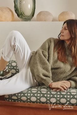 LE TEMPS DES CERISES Charpentier Boyfit By Véronika Loubry Jeans Blanc -Mode Mix Soldes 231 jfcharpe0wblave 1001 imaged5