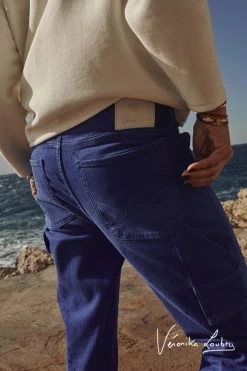 LE TEMPS DES CERISES Charpentier Boyfit By Véronika Loubry Jeans Bleu -Mode Mix Soldes 231 jfcharpewblueve 3001 imaged6