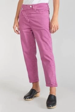LE TEMPS DES CERISES Cosy Boyfit 7/8ème Jeans Violet Rose -Mode Mix Soldes 231 jfcosy00w5153 6001 imaged1