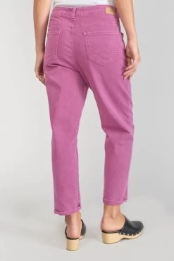 LE TEMPS DES CERISES Cosy Boyfit 7/8ème Jeans Violet Rose -Mode Mix Soldes 231 jfcosy00w5153 6001 imaged2