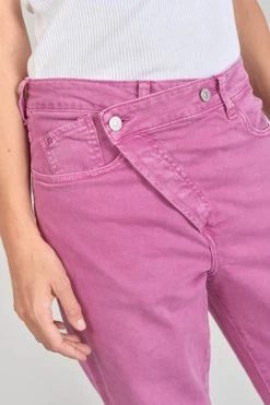 LE TEMPS DES CERISES Cosy Boyfit 7/8ème Jeans Violet Rose -Mode Mix Soldes 231 jfcosy00w5153 6001 imaged4