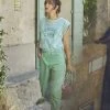 LE TEMPS DES CERISES Cosy Boyfit 7/8ème Jeans Vert Menthe -Mode Mix Soldes 231 jfcosy00w5153 9192 image3