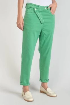 LE TEMPS DES CERISES Cosy Boyfit 7/8ème Jeans Vert Menthe -Mode Mix Soldes 231 jfcosy00w5153 9192 imaged6