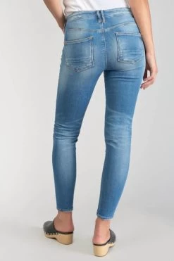 LE TEMPS DES CERISES Dames Power Skinny 7/8ème Jeans Destroy Bleu N°4 -Mode Mix Soldes 231 jfdames0w4080 3001 imaged1