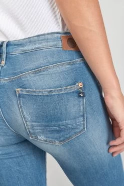 LE TEMPS DES CERISES Dames Power Skinny 7/8ème Jeans Destroy Bleu N°4 -Mode Mix Soldes 231 jfdames0w4080 3001 imaged5