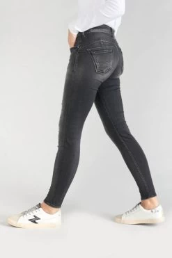 LE TEMPS DES CERISES Geos Pulp Slim 7/8ème Jeans Destroy Noir N°1 13 LE TEMPS DES CERISES Geos Pulp Slim 7/8ème Jeans Destroy Noir N°1 -Mode Mix Soldes 231 jfgeos00w2154 0403 imaged4