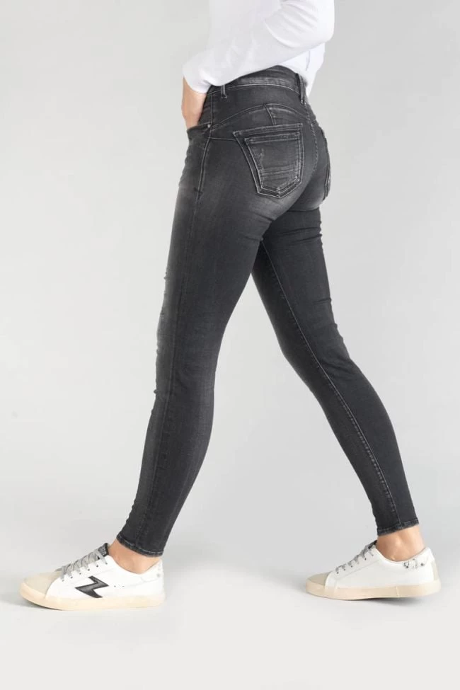 LE TEMPS DES CERISES Geos Pulp Slim 7/8ème Jeans Destroy Noir N°1 7 LE TEMPS DES CERISES Geos Pulp Slim 7/8ème Jeans Destroy Noir N°1 – Image 5