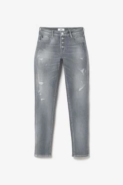 LE TEMPS DES CERISES Goudes Power Skinny 7/8ème Jeans Destroy Gris N°3 -Mode Mix Soldes 231 jfgoudesw6045 0003 imaged8