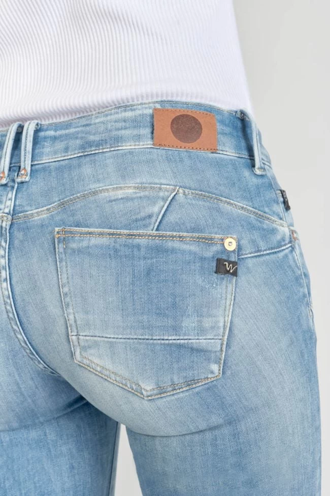 LE TEMPS DES CERISES Jako Pulp Slim 7/8ème Jeans Destroy Bleu N°4 5 LE TEMPS DES CERISES Jako Pulp Slim 7/8ème Jeans Destroy Bleu N°4 – Image 3