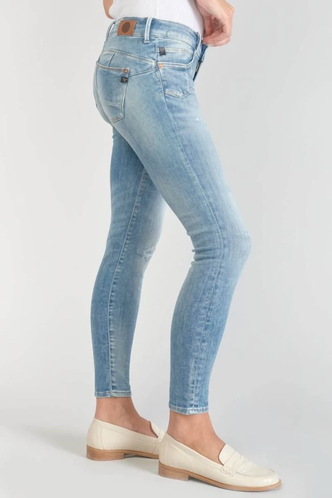 LE TEMPS DES CERISES Jako Pulp Slim 7/8ème Jeans Destroy Bleu N°4 6 LE TEMPS DES CERISES Jako Pulp Slim 7/8ème Jeans Destroy Bleu N°4 – Image 4