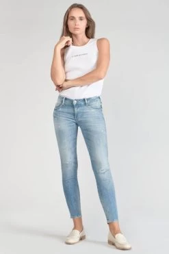 LE TEMPS DES CERISES Jako Pulp Slim 7/8ème Jeans Destroy Bleu N°4 14 LE TEMPS DES CERISES Jako Pulp Slim 7/8ème Jeans Destroy Bleu N°4 -Mode Mix Soldes 231 jfjako00w1435 3001 imaged5