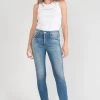 LE TEMPS DES CERISES Lump Pulp Slim Taille Haute 7/8ème Jeans Bleu N°3 -Mode Mix Soldes 231 jflump00w7002 3286 image3