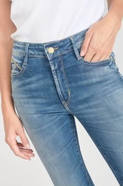 LE TEMPS DES CERISES Lump Pulp Slim Taille Haute 7/8ème Jeans Bleu N°3 -Mode Mix Soldes 231 jflump00w7002 3286 imaged1